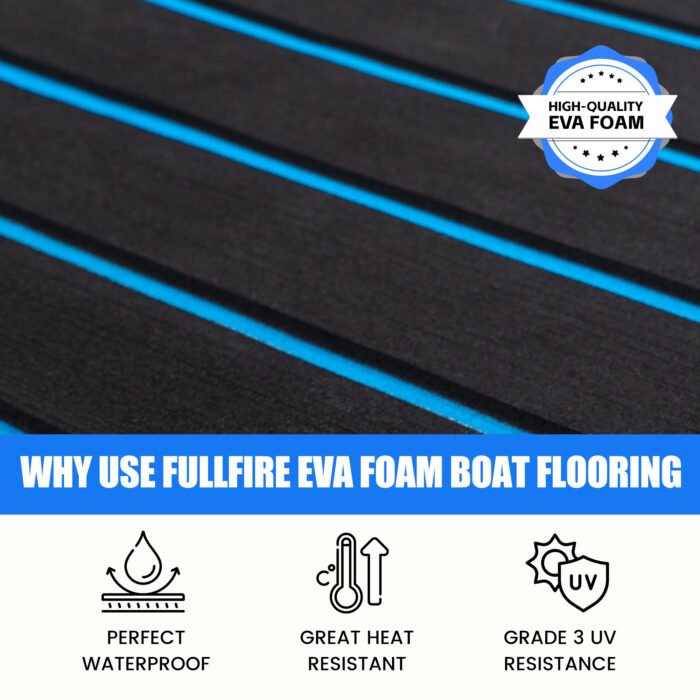 Double Layer Boat Deck Foam Faux Teak Decking Sheet - 图片 7