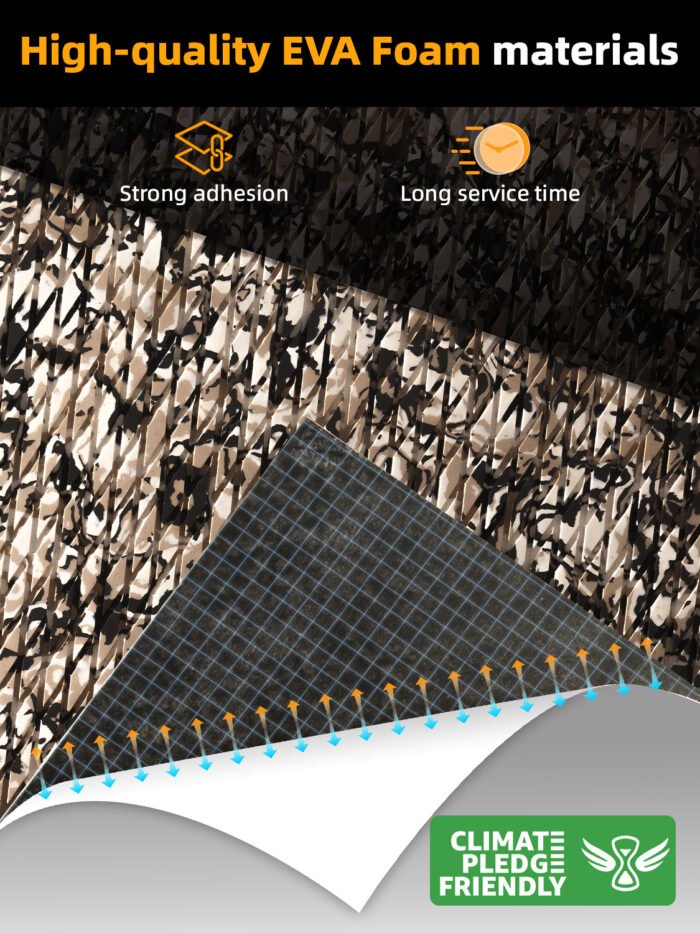 BossDeck Faux Teak Foam Marine Mat Boat Flooring - 图片 2