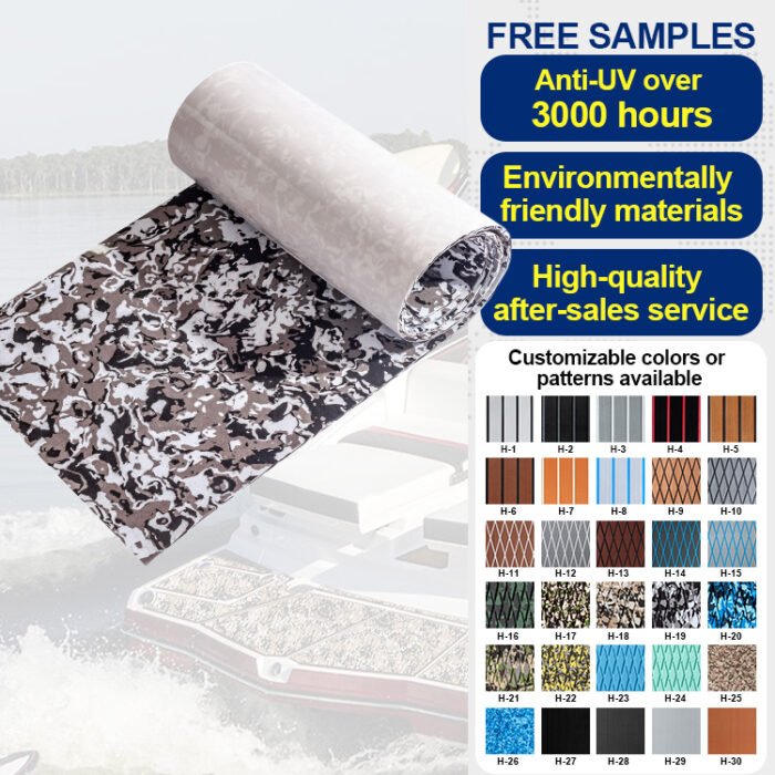 BossDeck 3M Adhesive Anti-UV EVA Foam Boat Flooring