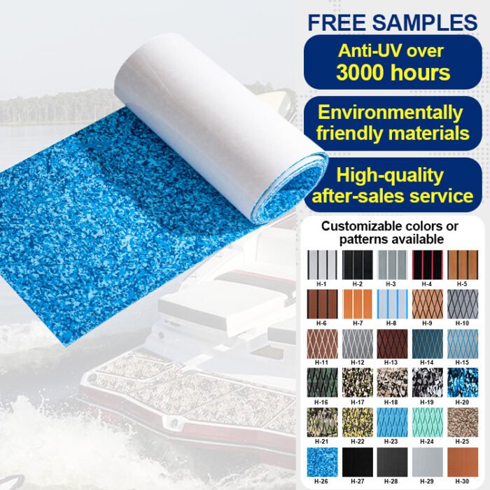 BossDeck 3M Adhesive Anti-UV EVA Foam Boat Decking