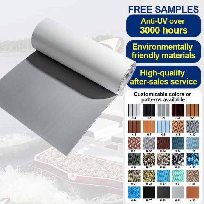 BossDeck Anti-UV 3M Adhesive EVA Foam Boat Flooring