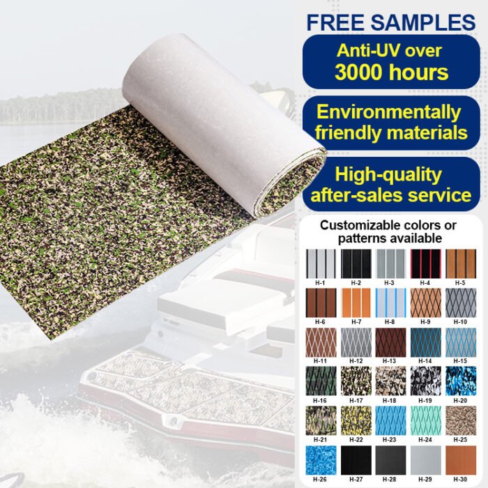 3M Adhesive Anti-UV Faux Teak EVA Foam Boat Decking