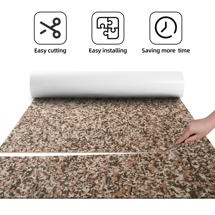Waterproof Faux Teak Boat Carpet Marine Foam Decking - 图片 2