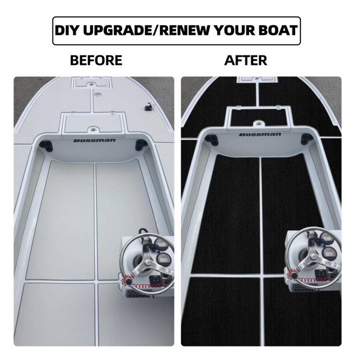 Anti-UV Brushed Covering 3M Adhesive Boat Flooring - 图片 6