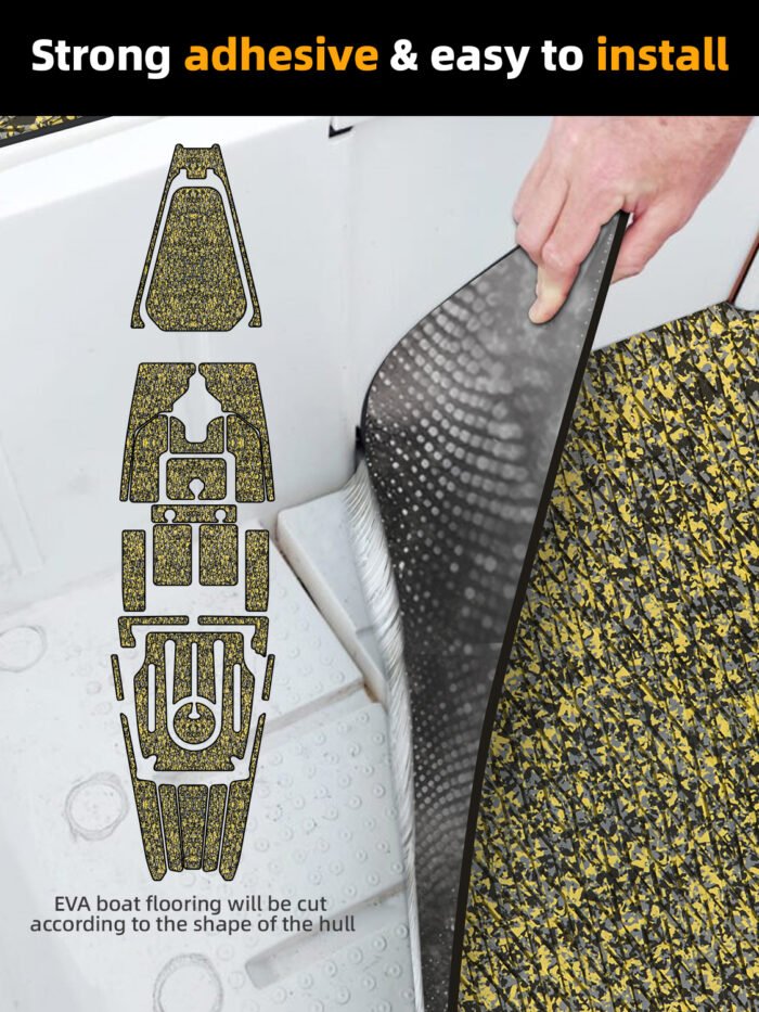 3M Adhesive Anti UV Easy EVA Foam Boat Decking - 图片 7