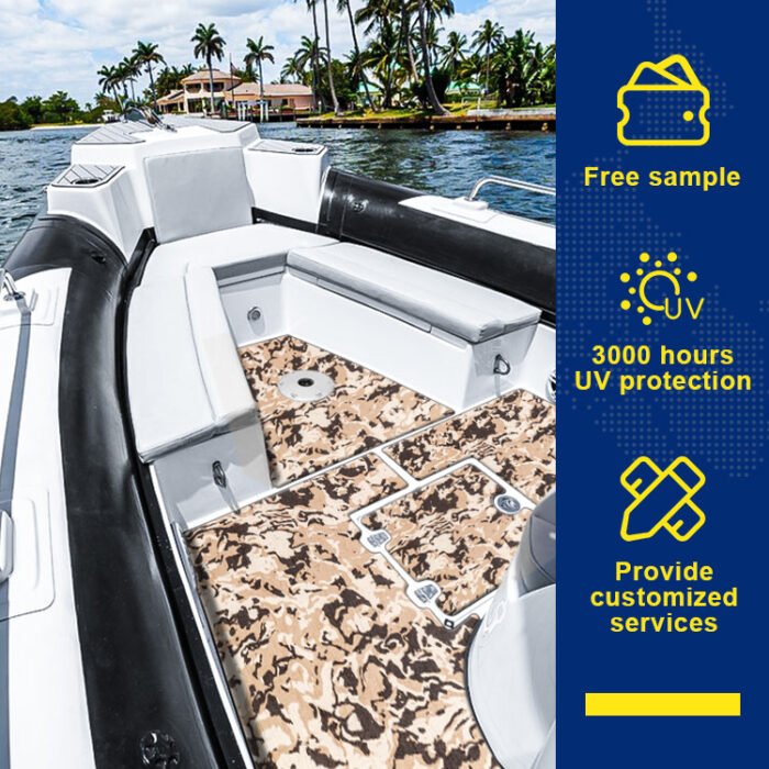 BossDeck 3M Adhesive Anti-UV EVA Foam Boat Flooring - 图片 5