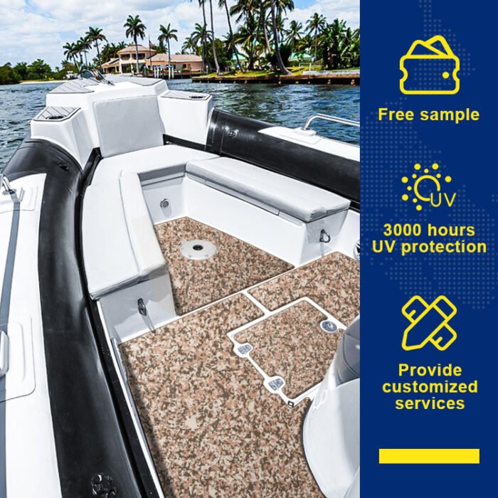 BossDeck EVA Foam Faux Teak Foam Boat Flooring - 图片 5