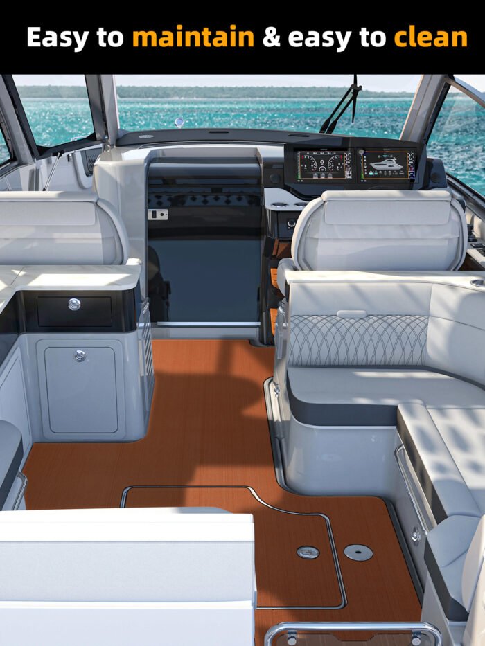 Faux Teak Sheet Marine Flooring for Yacht for Boats and Yachts - 图片 5