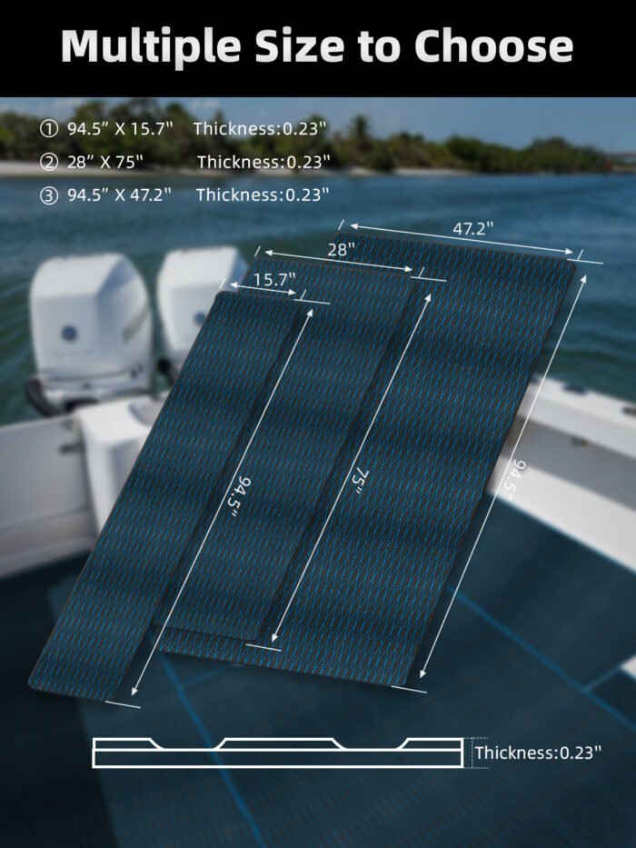 BossDeck None Skid EVA Foam Carpet For Boats - 图片 4