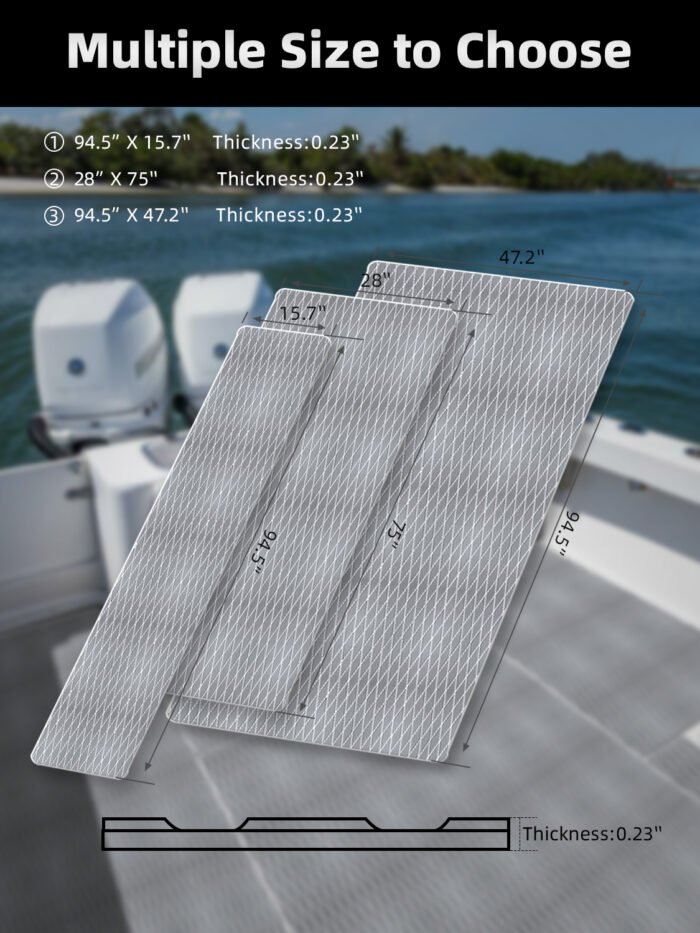 Synthetic Teak EVA Foam Sheet Marine Decking Flooring - 图片 4