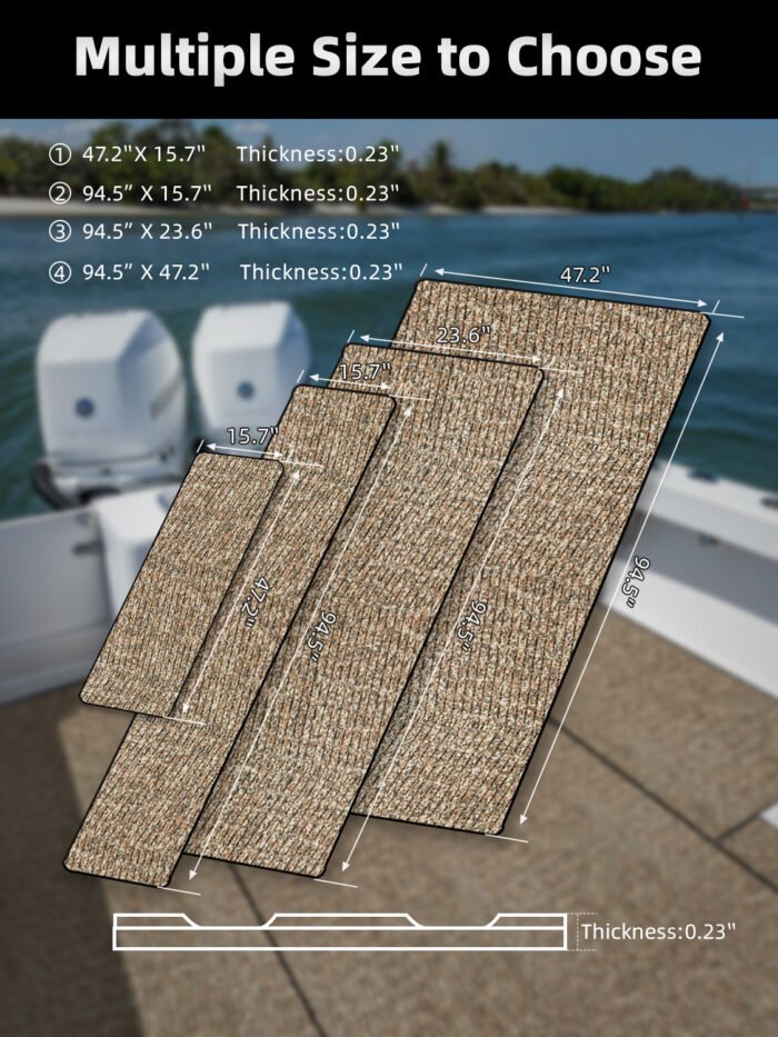 BossDeck Anti-UV EVA Foam Boat Flooring - 图片 4