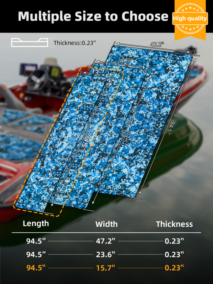 BossDeck Marin EVA Foam Boat Flooring - 图片 3
