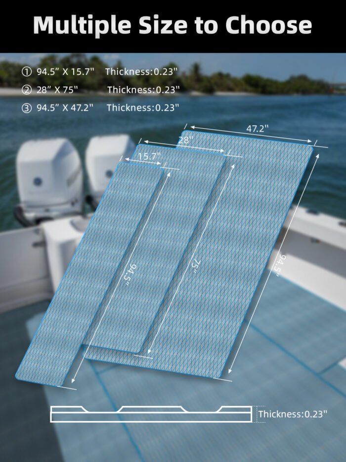 Roll Faux Teak Boat Carpet for Boat Flooring and Marine Mat - 图片 4