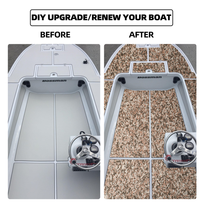 Waterproof Faux Teak Boat Carpet Marine Foam Decking - 图片 6