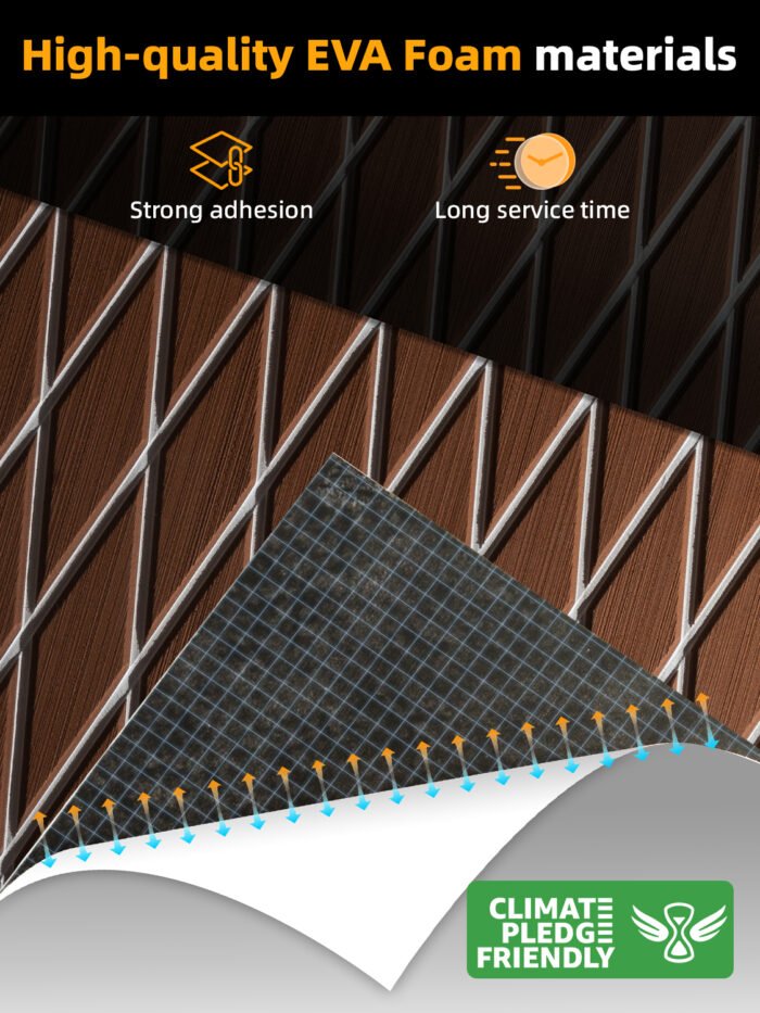 BossDeck EVA Foam Teak Boat Flooring - 图片 2