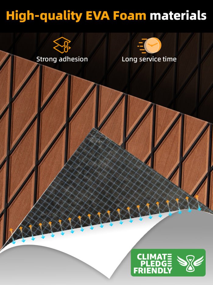 BossDeck Teak For Boat EVA Foam Marine Mat - 图片 2