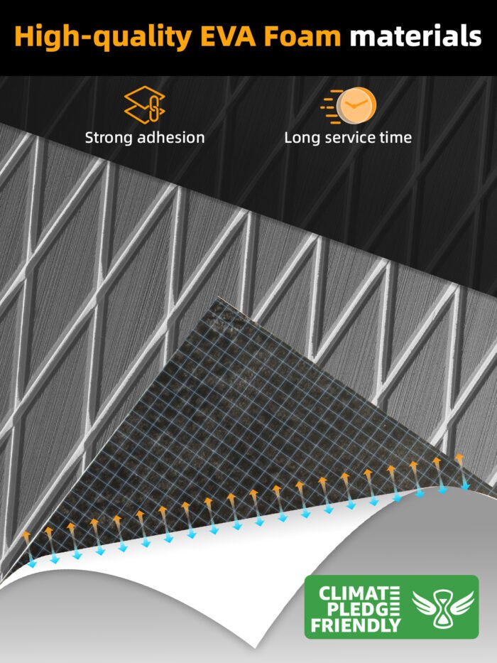 Synthetic Teak EVA Foam Sheet Marine Decking Flooring - 图片 2