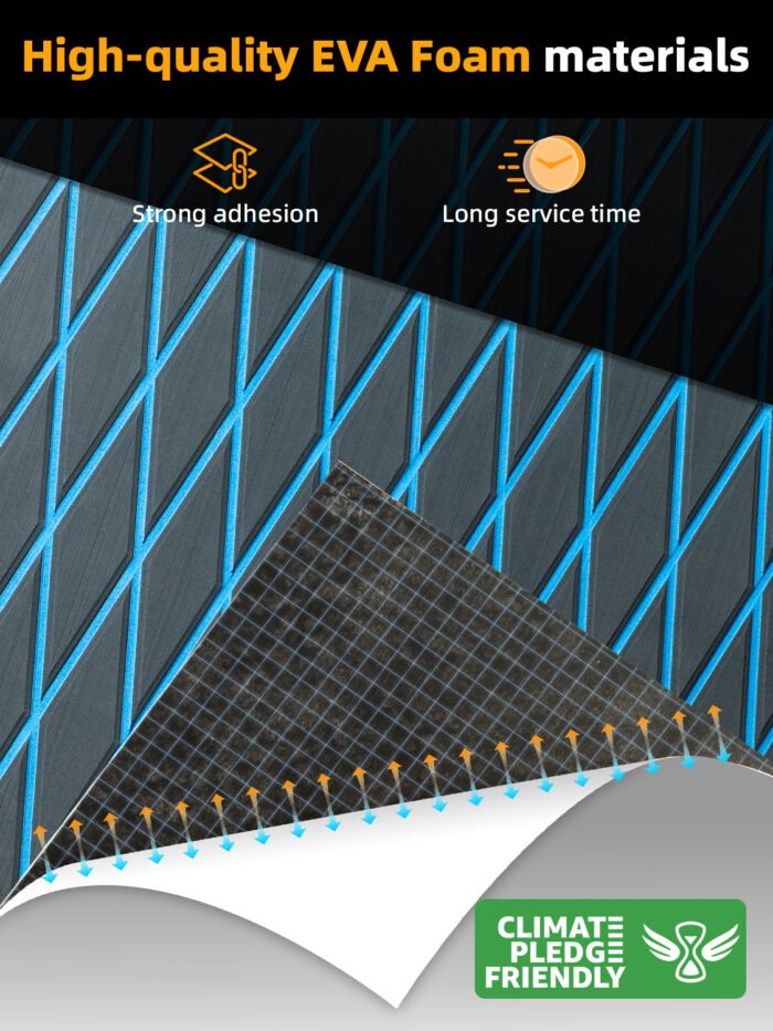 BossDeck None Skid EVA Foam Carpet For Boats - 图片 2